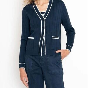 Kule - Dede Lightweight Cardigan
Navy Blue Women's Cardigan Sweater